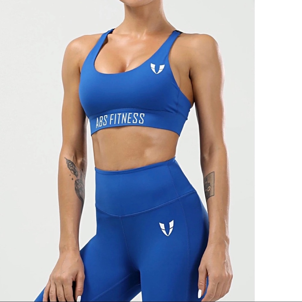 FIRM ABS CITY POWER SPORTS BRA - BLUE